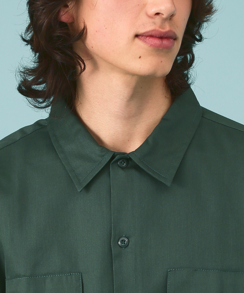 Dickies（ディッキーズ）の「Dickies /ディキーズ　long sleeve shirt 長袖シャツ（シャツ/ブラウス・メンズ・グリーン系その他/オレンジ/ベージュ/グリーン/ダークネイビー/ブラック/チャコールグレー・M/L/XL）」の11枚目の写真