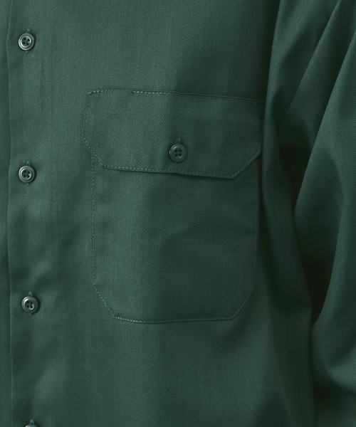 Dickies（ディッキーズ）の「Dickies /ディキーズ　long sleeve shirt 長袖シャツ（シャツ/ブラウス・メンズ・グリーン系その他/オレンジ/ベージュ/グリーン/ダークネイビー/ブラック/チャコールグレー・M/L/XL）」の13枚目の写真
