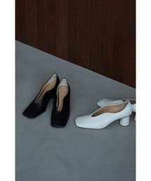 CLANE（クラネ）の「WAVE SQUARE PUMPS（パンプス）」 - WEAR