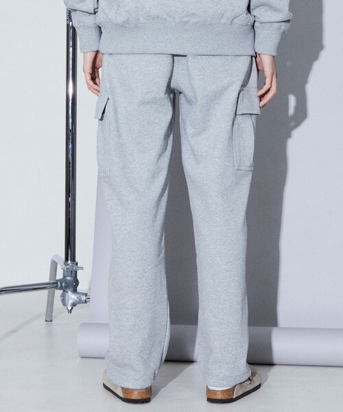 Firsthand（ファーストハンド）の「Firsthand/ファーストハンド SWEAT CARGO PANTS / コットンUSA スウェットカーゴパンツ（カーゴパンツ・メンズ・グレー/ブラック・M/L）」の20枚目の写真