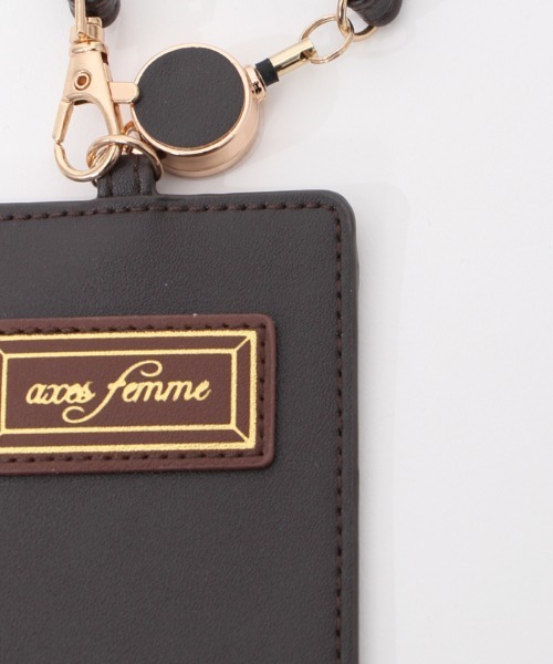 axes femme（アクシーズファム）の「チョコモチーフパスケース（パスケース・レディース・ワイン/ブルー/ブラウン・FREE）」の18枚目の写真