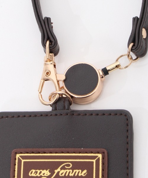 axes femme（アクシーズファム）の「チョコモチーフパスケース（パスケース・レディース・ワイン/ブルー/ブラウン・FREE）」の21枚目の写真