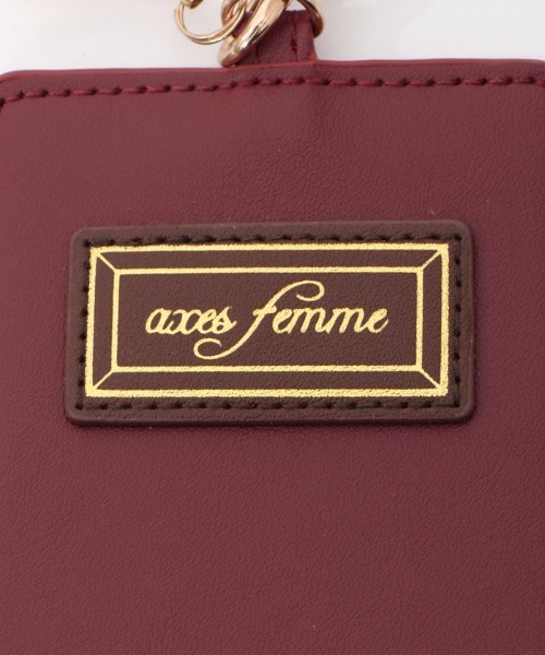 axes femme（アクシーズファム）の「チョコモチーフパスケース（パスケース・レディース・ワイン/ブルー/ブラウン・FREE）」の6枚目の写真