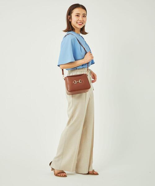 green label relaxing(グリーンレーベルリラクシング)の「クラシック ボックス ポシェット ショルダーバッグ(ショルダーバッグ・レディース・その他1/ブラック・FREE)」の13枚目の写真