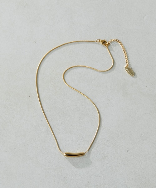 PAPILLONNER（パピヨネ）の「ステンレススティックネックレス/PAPILLONNER/パピヨネ（ネックレス・レディース・ゴールド・FREE）」の5枚目の写真