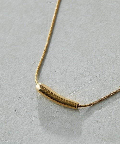 PAPILLONNER（パピヨネ）の「ステンレススティックネックレス/PAPILLONNER/パピヨネ（ネックレス・レディース・ゴールド・FREE）」の6枚目の写真
