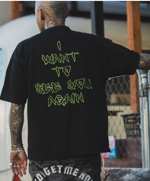 ROYAL FLASH（ロイヤルフラッシュ）の「MAYO/メイヨー/MAYO Devil Skull Embroidery Shore Sleeve Tee（Tシャツ/カットソー・メンズ・ブラック/ホワイト・XL/L/M）」の12枚目の写真