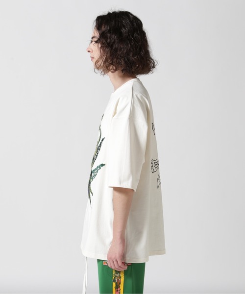 ROYAL FLASH（ロイヤルフラッシュ）の「MAYO/メイヨー/MAYO Devil Skull Embroidery Shore Sleeve Tee（Tシャツ/カットソー・メンズ・ブラック/ホワイト・XL/L/M）」の9枚目の写真