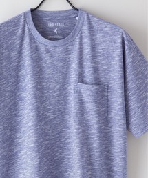 汗染みの目立ちにくいTシャツ ZEROSTAIN ゼロステイン 撥水性 UVカット スラブ胸ポケット付き クルーネックTシャツ