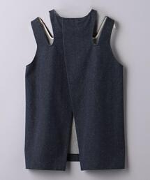 ユナイテッドアローズ C/SIネップ カットアウト ノースリーブ プルオーバー UNITED ARROWS（ユナイテッドアローズ）の「C/SI ネップ カット