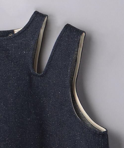 ユナイテッドアローズ C/SIネップ カットアウト ノースリーブ プルオーバー UNITED ARROWS（ユナイテッドアローズ）の「C/SI ネップ カット