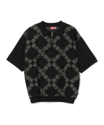 HELLRAZOR / CORPS KNITTED POLO SHIRT