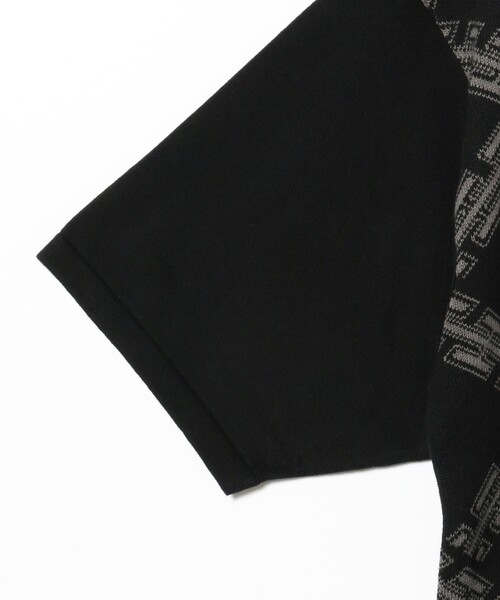 BEAMS T（ビームスティー）の「HELLRAZOR / CORPS KNITTED POLO SHIRT（ポロシャツ・メンズ・ブラック・MEDIUM/LARGE/X-LARGE）」の5枚目の写真