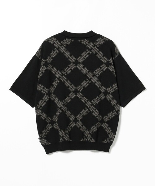 BEAMS T（ビームスティー）の「HELLRAZOR / CORPS KNITTED POLO SHIRT（ポロシャツ・メンズ・ブラック・MEDIUM/LARGE/X-LARGE）」の7枚目の写真