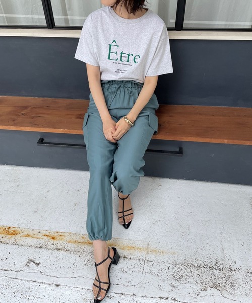 LOWRYS FARM（ローリーズファーム）の「プリントロゴＴシャツ　191375（Tシャツ/カットソー・レディース・ホワイト/チャコールグレー/グレー/ピンク/グレー系その他2/グレー系その他/ホワイト系その他・FREE）」の19枚目の写真