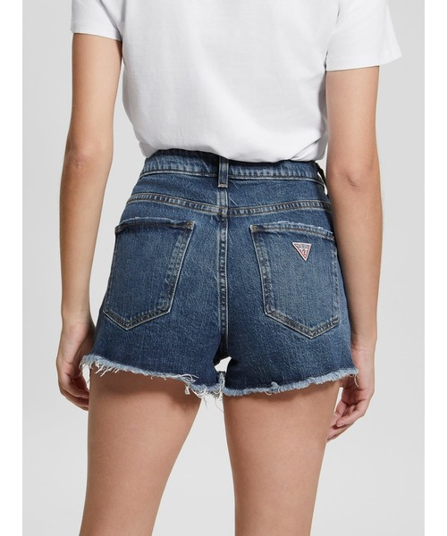 Guess(ゲス)の「Mom Shorts デニムパンツ ショート レディース(デニムパンツ・レディース・インディゴブルー・25inch/26inch/27inch/28inch)」の5枚目の写真