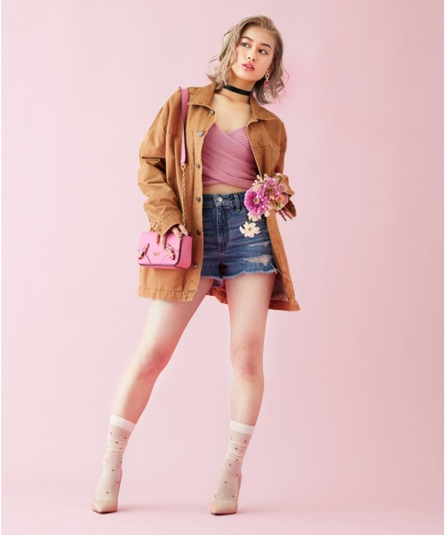 Guess(ゲス)の「Mom Shorts デニムパンツ ショート レディース(デニムパンツ・レディース・インディゴブルー・25inch/26inch/27inch/28inch)」の2枚目の写真