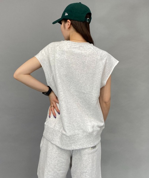DISCUS ATHLETIC(ディスカス アスレチック)の「DISCUS ATHLETIC/ディスカス 半袖Tシャツ 3287-7970(Tシャツ/カットソー・レディース・グリーン/ホワイト/グレー・L/M)」の8枚目の写真