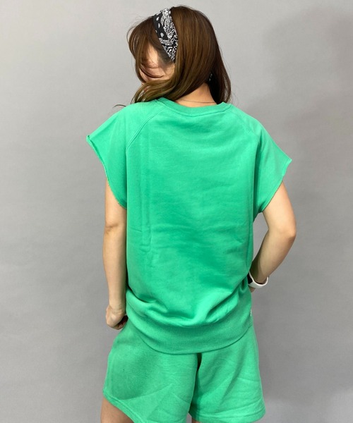 DISCUS ATHLETIC(ディスカス アスレチック)の「DISCUS ATHLETIC/ディスカス 半袖Tシャツ 3287-7970(Tシャツ/カットソー・レディース・グリーン/ホワイト/グレー・L/M)」の11枚目の写真