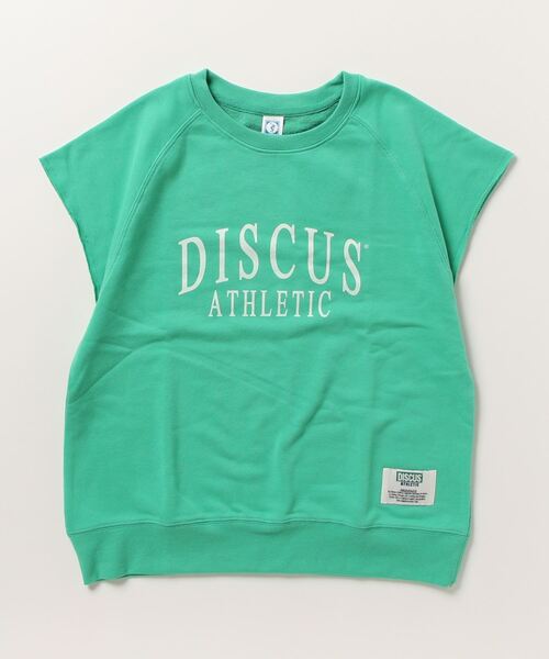 DISCUS ATHLETIC(ディスカス アスレチック)の「DISCUS ATHLETIC/ディスカス 半袖Tシャツ 3287-7970(Tシャツ/カットソー・レディース・グリーン/ホワイト/グレー・L/M)」の16枚目の写真