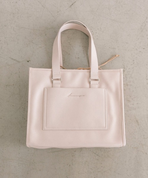 OLIVE des OLIVE(オリーブデオリーブ)の「Aimerianejoieフェイクレザーキャリーオントート 1031120170(トートバッグ・レディース・モカ/ピンク/アイボリー/ブラック・FREE)」の21枚目の写真