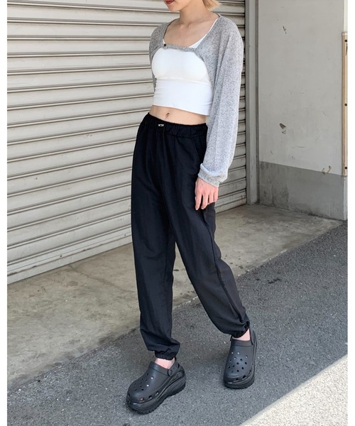 ALAND（エーランド）の「3.3 Field Trip／ドロストナイロンパンツ 2198737（その他パンツ・レディース・ホワイト/グレー/ブラック/ピンク・FREE）」の6枚目の写真