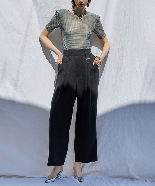 PRANK PROJECT（プランクプロジェクト）の「モアレプリントチュールボディスーツ / Moire Printed Tulle Bodysuit（Tシャツ/カットソー・レディース・マルチ・FREE）」の14枚目の写真