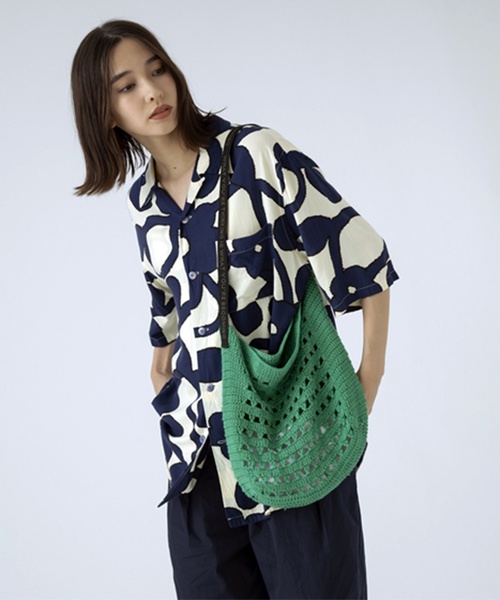 JOINT WORKS（ジョイントワークス）の「【SUBLiME/サブライム】 CTN HANKNIT BAG（ショルダーバッグ・メンズ・ブラック/オレンジ/グリーン/アイボリー・FREE）」の4枚目の写真