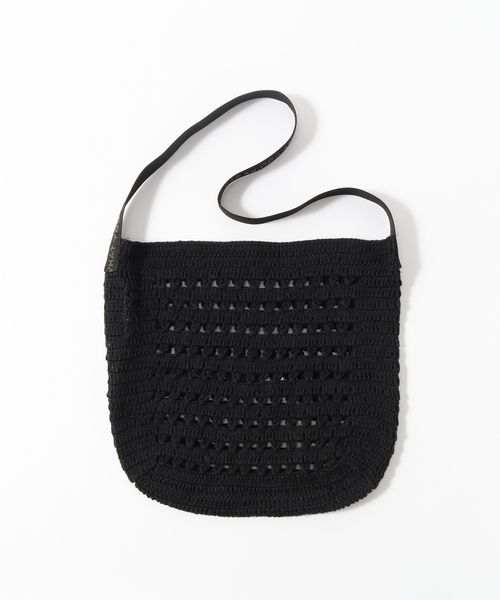 JOINT WORKS（ジョイントワークス）の「【SUBLiME/サブライム】 CTN HANKNIT BAG（ショルダーバッグ・メンズ・ブラック/オレンジ/グリーン/アイボリー・FREE）」の3枚目の写真