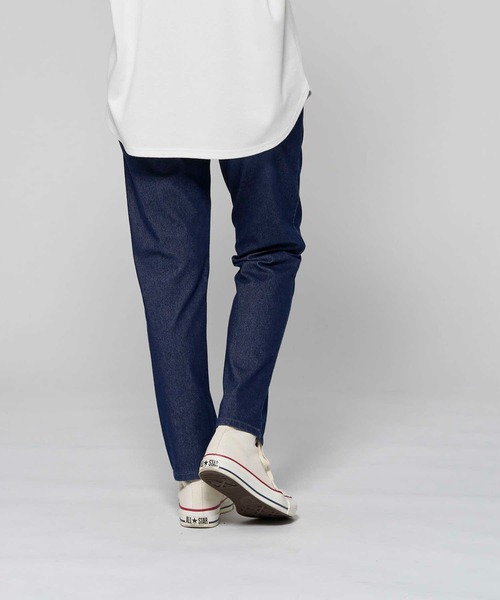 HONEYSUCKLE ROSE（ハニーサックルローズ）の「【接触冷感】【HONEYSUCKLE ROSE】サラサラクールジーンズ（デニムパンツ・レディース・ダークインディゴブルー/ダークグレー/ブラック/ライトインディゴブルー・L/M/S/XS）」の11枚目の写真