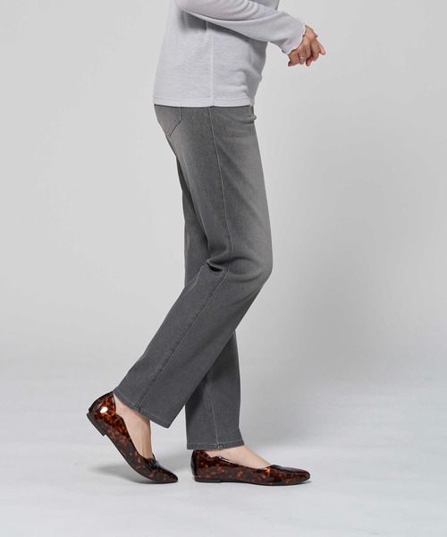 HONEYSUCKLE ROSE（ハニーサックルローズ）の「【接触冷感】【HONEYSUCKLE ROSE】サラサラクールジーンズ（デニムパンツ・レディース・ダークインディゴブルー/ダークグレー/ブラック/ライトインディゴブルー・L/M/S/XS）」の10枚目の写真