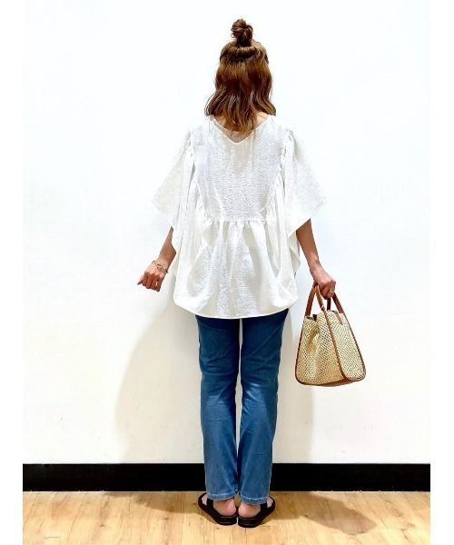 HONEYSUCKLE ROSE（ハニーサックルローズ）の「【接触冷感】【HONEYSUCKLE ROSE】サラサラクールジーンズ（デニムパンツ・レディース・ダークインディゴブルー/ダークグレー/ブラック/ライトインディゴブルー・L/M/S/XS）」の21枚目の写真