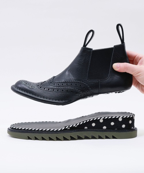 JUCO.（ジュコ）の「あなたのおでかけブーツ -LADIES & MENS-（ブーツ・レディース・カーキ系3/カーキ系4/ブラック系1/ブラック系2/ブラック系3/ブラック系4/カーキ系1/カーキ系2・23.0cm/24.5cm/25.0cm/26.5cm/23.5cm/27.5cm/24.0cm/25.5cm）」の6枚目の写真