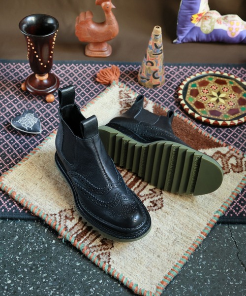 JUCO.（ジュコ）の「あなたのおでかけブーツ -LADIES & MENS-（ブーツ・レディース・カーキ系3/カーキ系4/ブラック系1/ブラック系2/ブラック系3/ブラック系4/カーキ系1/カーキ系2・23.0cm/24.5cm/25.0cm/26.5cm/23.5cm/27.5cm/24.0cm/25.5cm）」の14枚目の写真