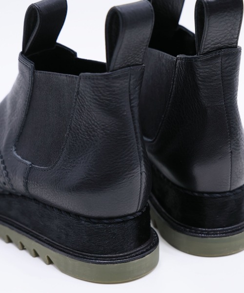JUCO.（ジュコ）の「あなたのおでかけブーツ -LADIES & MENS-（ブーツ・レディース・カーキ系3/カーキ系4/ブラック系1/ブラック系2/ブラック系3/ブラック系4/カーキ系1/カーキ系2・23.0cm/24.5cm/25.0cm/26.5cm/23.5cm/27.5cm/24.0cm/25.5cm）」の9枚目の写真