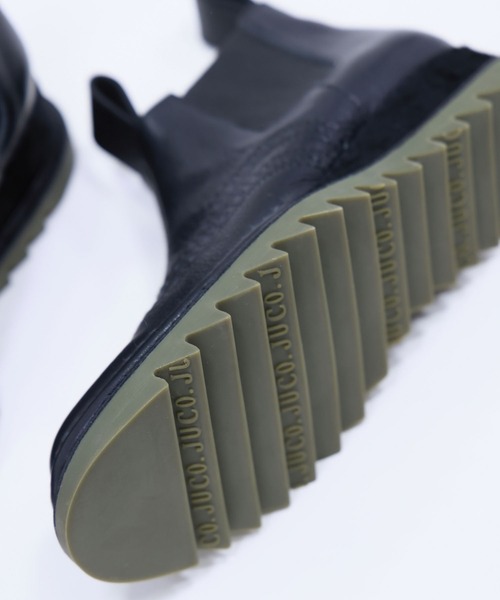 JUCO.（ジュコ）の「あなたのおでかけブーツ -LADIES & MENS-（ブーツ・レディース・カーキ系3/カーキ系4/ブラック系1/ブラック系2/ブラック系3/ブラック系4/カーキ系1/カーキ系2・23.0cm/24.5cm/25.0cm/26.5cm/23.5cm/27.5cm/24.0cm/25.5cm）」の10枚目の写真