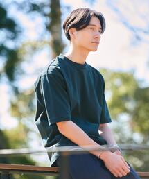 green label relaxing | クリーン GIZA  クルーネック Tシャツ -抗菌-(Tシャツ/カットソー)