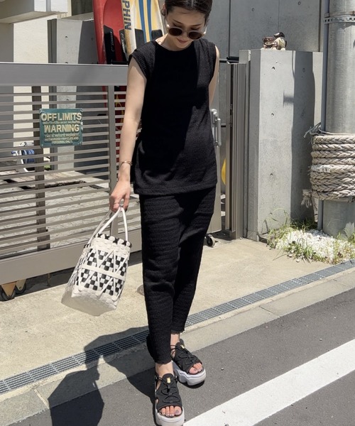 Shelly island（シェリーアイランド）の「楊柳カットタイトスカート（スカート・レディース・ブラック/ライトグリーン/ホワイト/ブラウン・FREE）」の21枚目の写真