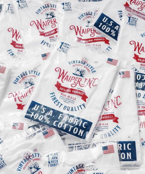 WAIPER.inc（ワイパーインク）の「WAIPER.inc S/S クルーネック ポケット パックTシャツ MADE IN USA（T
