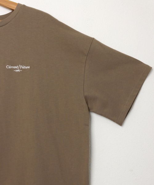 andme(アンドミー)の「バックロゴオーバーサイズ半袖Tシャツ(Tシャツ/カットソー・レディース・スミクロ/オートミール/オフホワイト/グリーン系その他・FREE)」の14枚目の写真