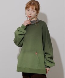 グラデーションスウェットプルオーバー/ユニセックス可
