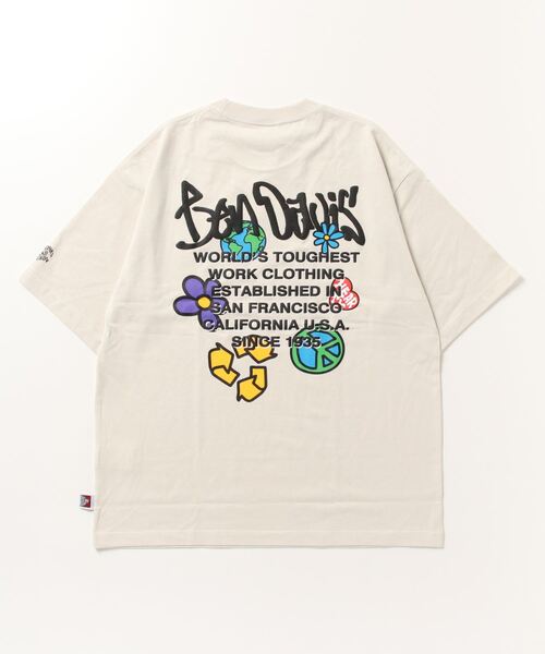 BEN DAVIS（ベンデイビス）の「【WEB限定】[BEN DAVIS/ベンデイビス] GRATEFUL バックプリントTシャツ（Tシャツ/カットソー・レディース・ネイビー/アイボリー/ホワイト・M/XL/L）」の11枚目の写真