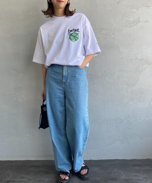 BEN DAVIS（ベンデイビス）の「【WEB限定】[BEN DAVIS/ベンデイビス] GRATEFUL バックプリントTシャツ（Tシャツ/カットソー・レディース・ネイビー/アイボリー/ホワイト・M/XL/L）」の17枚目の写真