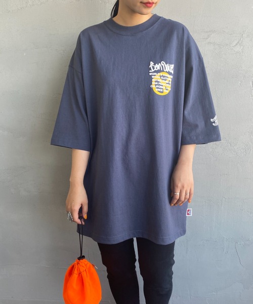 BEN DAVIS（ベンデイビス）の「【WEB限定】[BEN DAVIS/ベンデイビス] GRATEFUL バックプリントTシャツ（Tシャツ/カットソー・レディース・ネイビー/アイボリー/ホワイト・M/XL/L）」の21枚目の写真