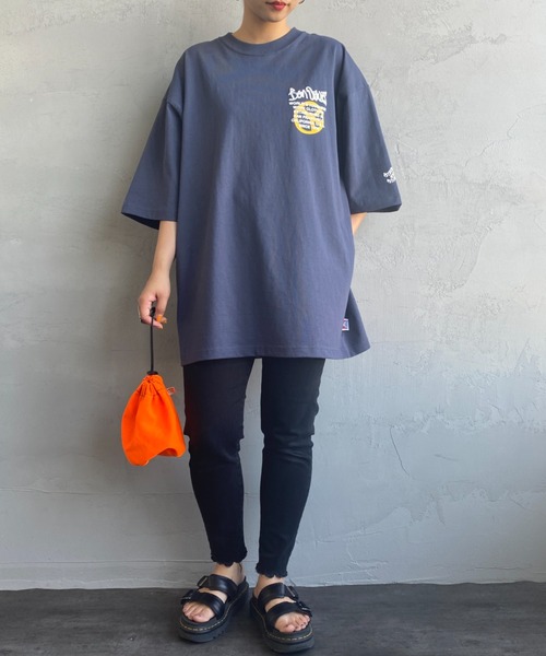 BEN DAVIS（ベンデイビス）の「【WEB限定】[BEN DAVIS/ベンデイビス] GRATEFUL バックプリントTシャツ（Tシャツ/カットソー・レディース・ネイビー/アイボリー/ホワイト・M/XL/L）」の10枚目の写真