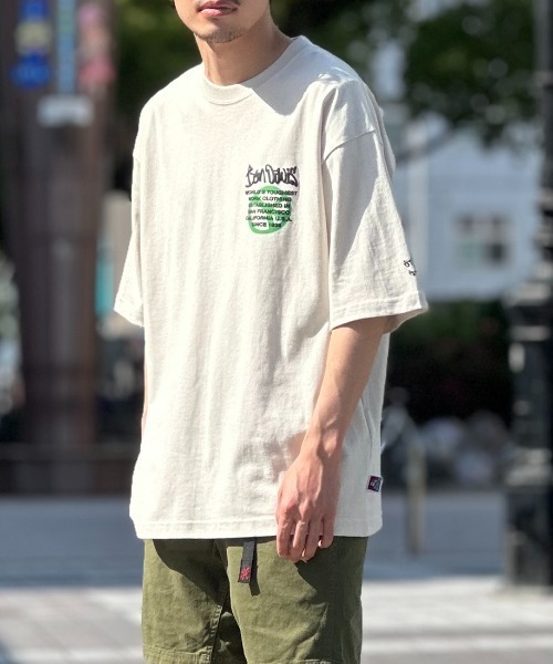 BEN DAVIS（ベンデイビス）の「【WEB限定】[BEN DAVIS/ベンデイビス] GRATEFUL バックプリントTシャツ（Tシャツ/カットソー・レディース・ネイビー/アイボリー/ホワイト・M/XL/L）」の7枚目の写真