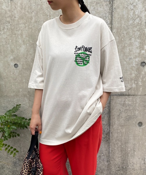 BEN DAVIS（ベンデイビス）の「【WEB限定】[BEN DAVIS/ベンデイビス] GRATEFUL バックプリントTシャツ（Tシャツ/カットソー・レディース・ネイビー/アイボリー/ホワイト・M/XL/L）」の18枚目の写真