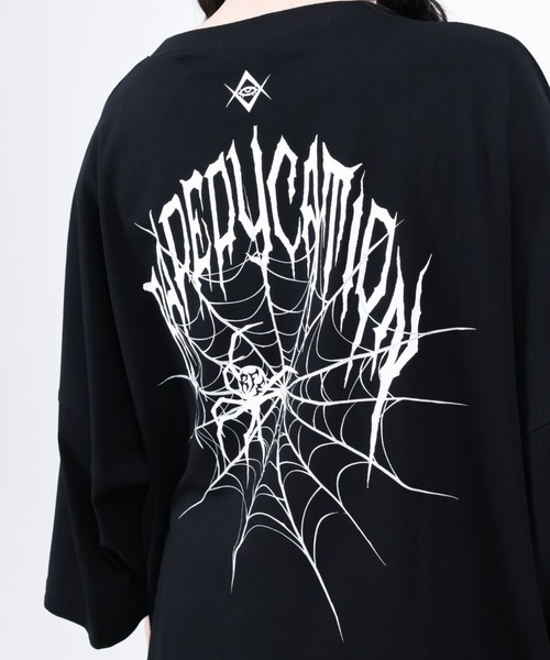 REFLEM レフレム スパイダーネット クモの巣 Tシャツ