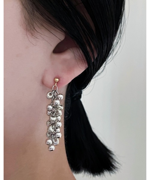 tone（トーン）の「【BOND】Czech beads wisteria(MA)（ピアス（両耳用）・レディース・ゴールド/シルバー・FREE）」の14枚目の写真