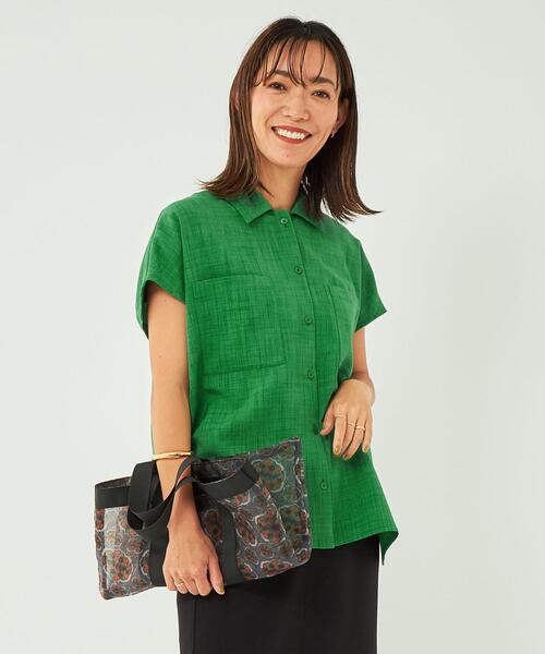 green label relaxing フレンチリネンシャツ UNITED ARROWS green label relaxing フレンチリネン スキッパー